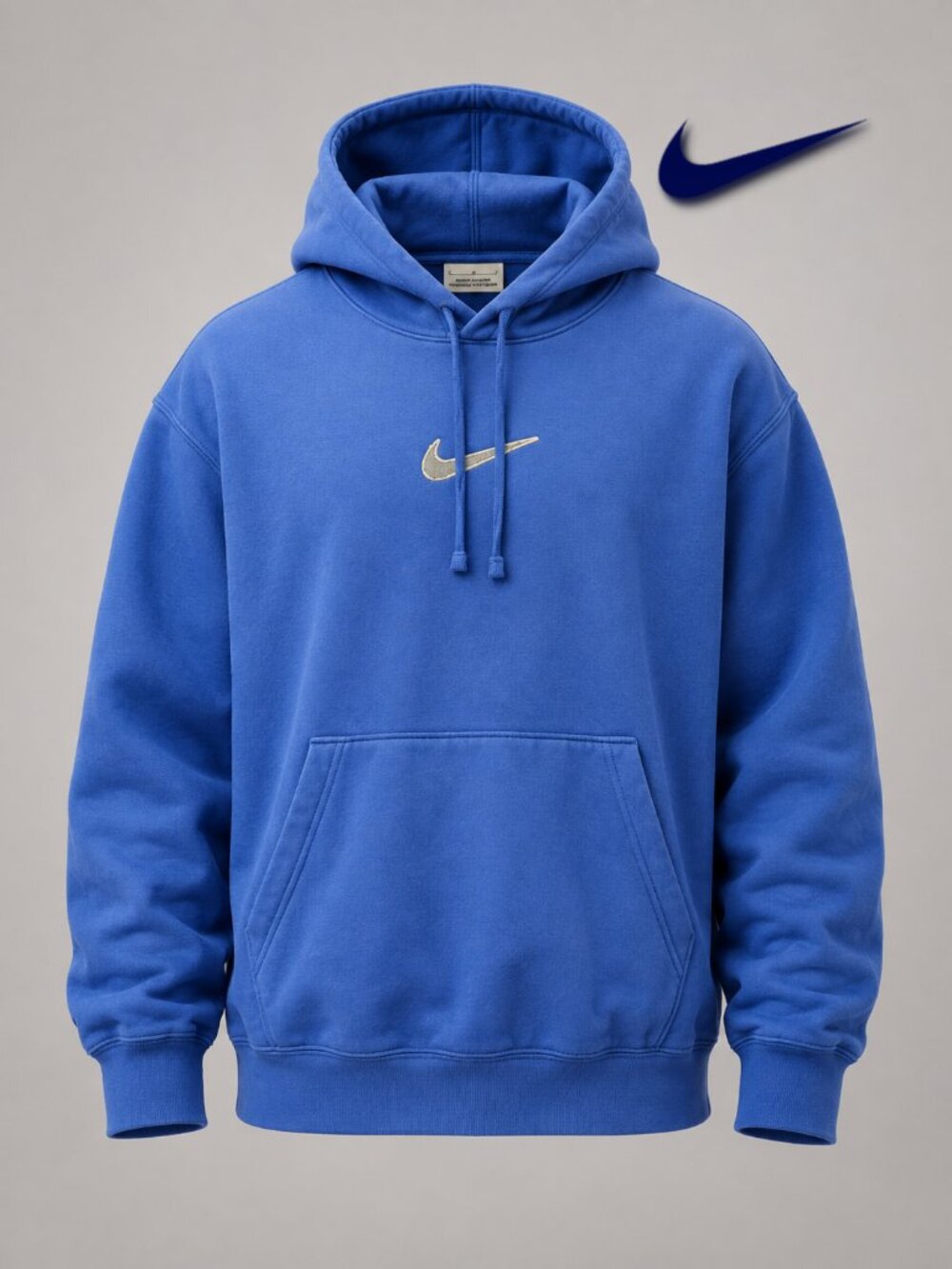 Nike Blue Space Glow In The Dark Graphic Hoodie Men's M